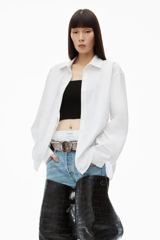 Alexander Wang Tops and Shirts Women PreStyled Cami and Button Up Twinset