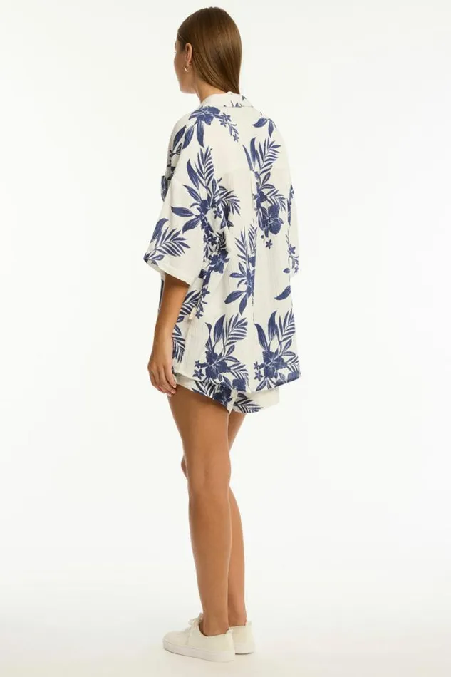 Aloha Shirt Aloha White Women Sea Level Tops
