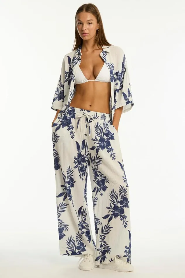Aloha Shirt Aloha White Women Sea Level Tops
