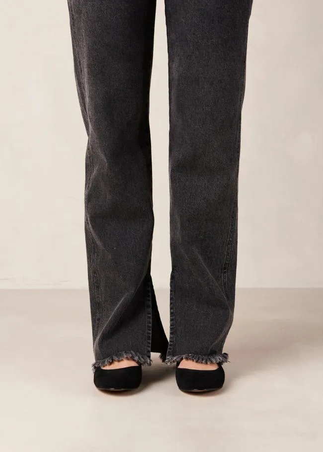 ALOHAS Ballet Flats Evelyn 8211 Black Suede MaryJane Flats 8211 Women
