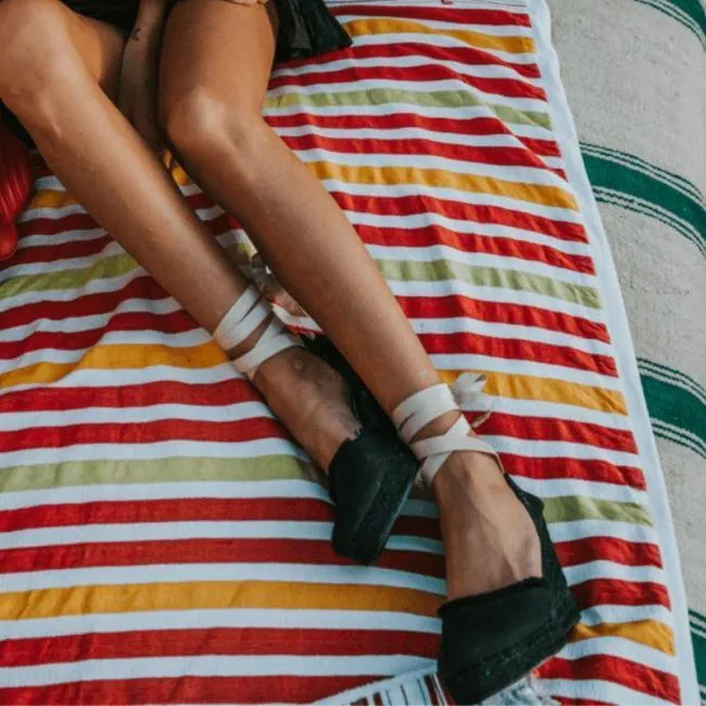 ALOHAS Espadrilles Clara By Night 8211 Black Canvas Espadrilles 8211 Women
