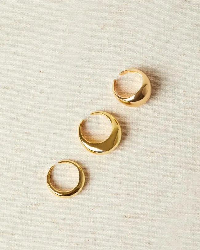 ALOHAS Jewelry Simple Maxi 8211 Gold Ring 8211 Women