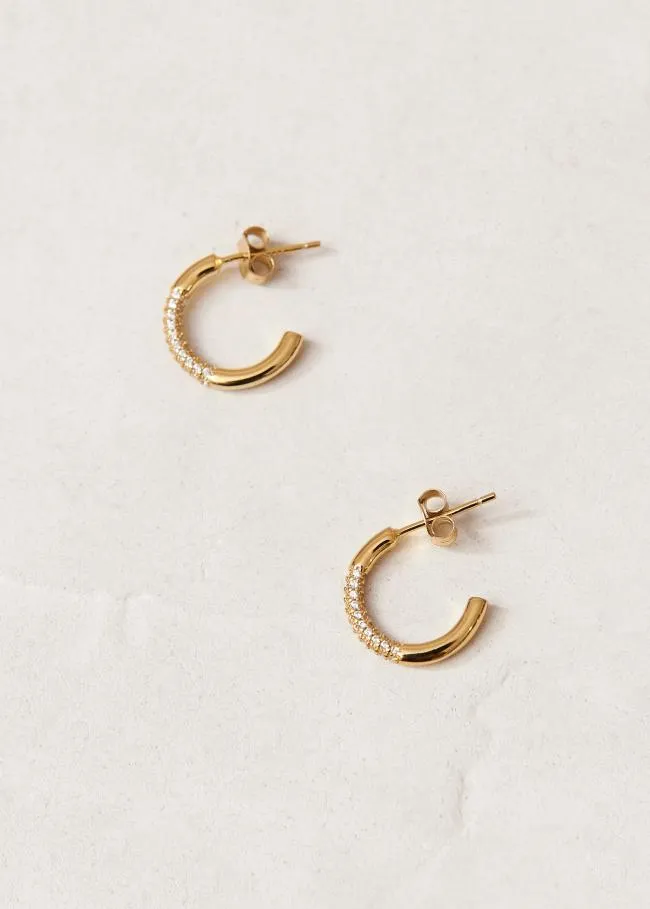 ALOHAS Jewelry Treasure 8211 Gold And Crystal Earrings 8211 Women