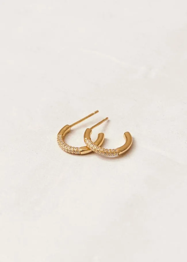 ALOHAS Jewelry Treasure 8211 Gold And Crystal Earrings 8211 Women
