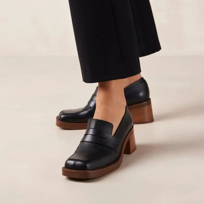 ALOHAS Loafers Roxanne 8211 Black Leather Loafers 8211 Women