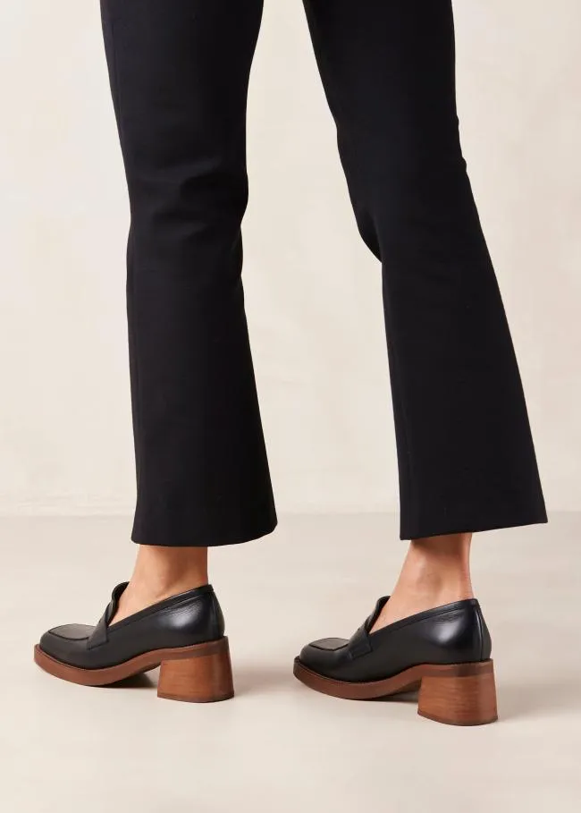 ALOHAS Loafers Roxanne 8211 Black Leather Loafers 8211 Women