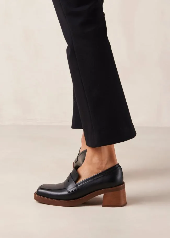 ALOHAS Loafers Roxanne 8211 Black Leather Loafers 8211 Women
