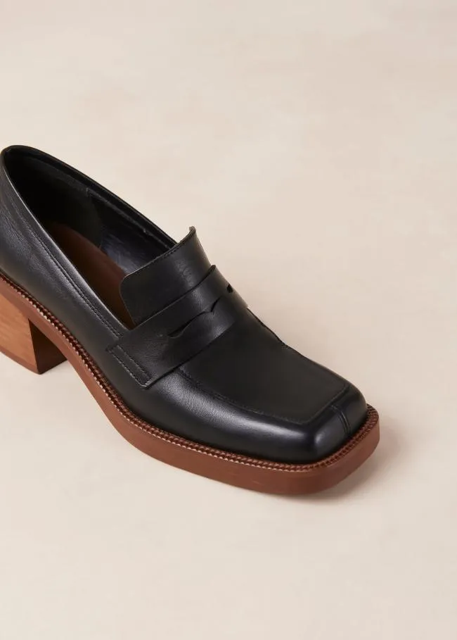 ALOHAS Loafers Roxanne 8211 Black Leather Loafers 8211 Women