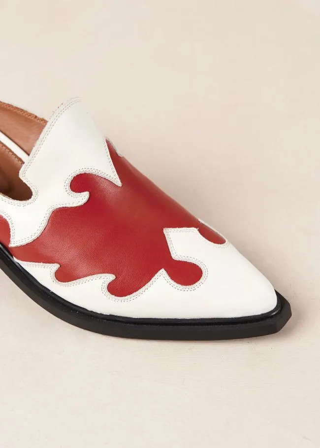 ALOHAS Mules Weston 8211 Bicolor Leather Cowboy Mules 8211 Women