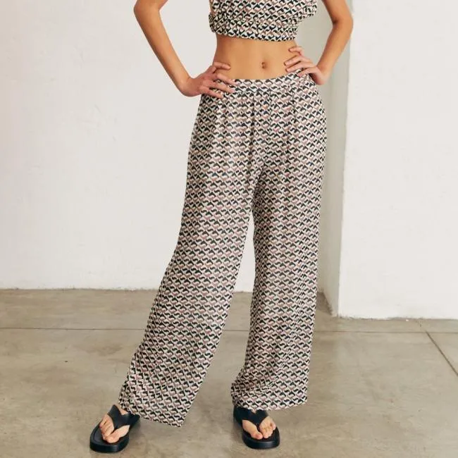 ALOHAS Pants Cliffhanger 8211 Black And Brown Pants 8211 Women