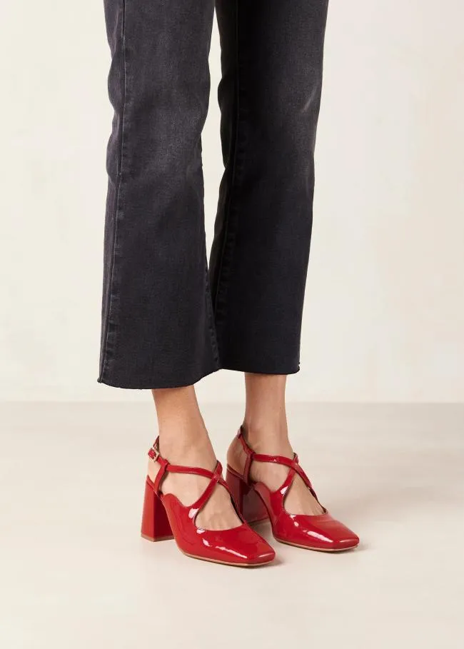 ALOHAS Pumps Reggie 8211 Red Patent Pumps 8211 Women