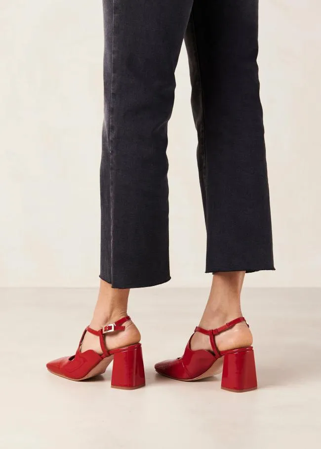 ALOHAS Pumps Reggie 8211 Red Patent Pumps 8211 Women