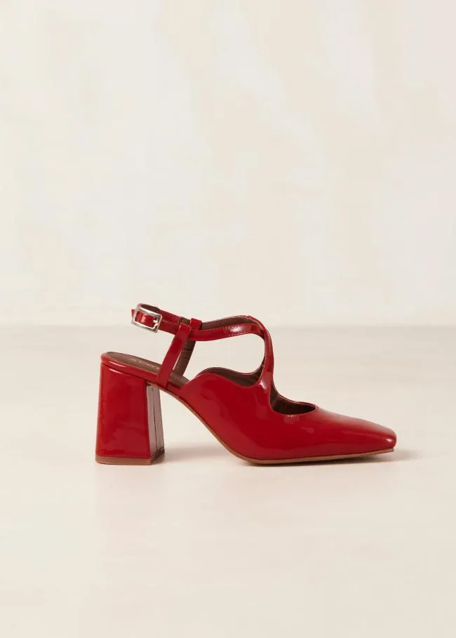 ALOHAS Pumps Reggie 8211 Red Patent Pumps 8211 Women