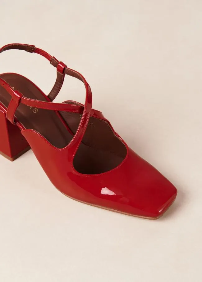 ALOHAS Pumps Reggie 8211 Red Patent Pumps 8211 Women