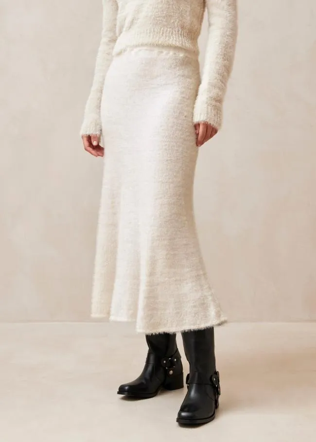 ALOHAS Skirts Maude 8211 Ecru Knitted Skirt 8211 Women