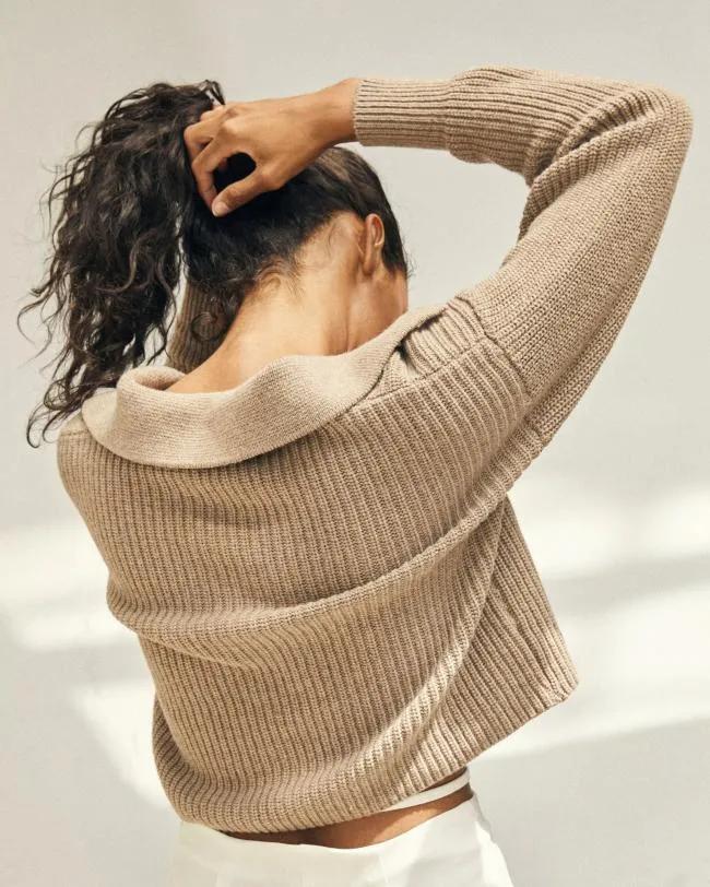 ALOHAS Sweaters and Cardigans Airliner 8211 Brown Knit Top 8211 Women