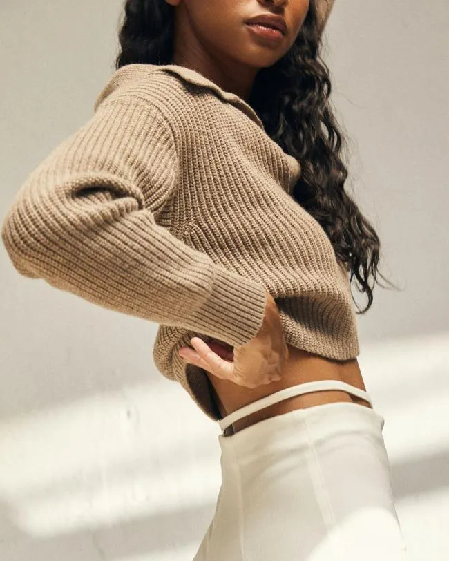ALOHAS Sweaters and Cardigans Airliner 8211 Brown Knit Top 8211 Women