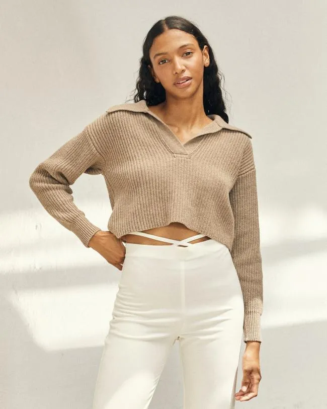 ALOHAS Sweaters and Cardigans Airliner 8211 Brown Knit Top 8211 Women
