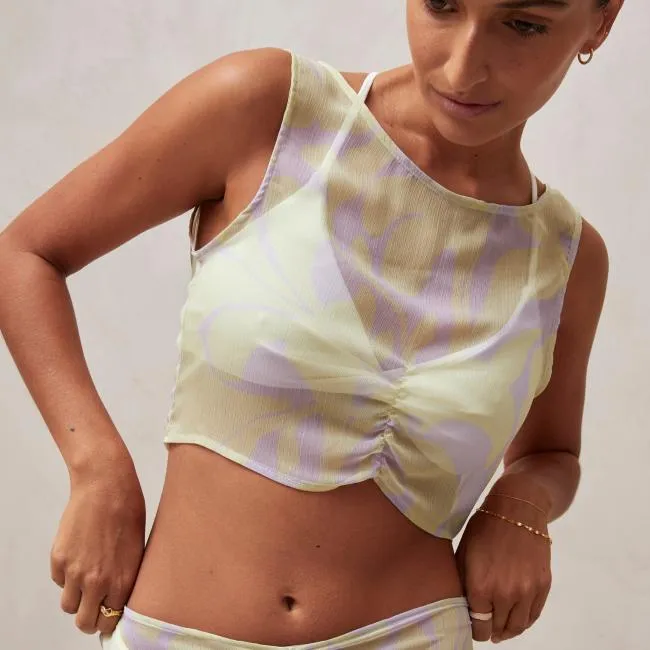 ALOHAS Tops Meg 8211 Pastel Printed Top 8211 Women