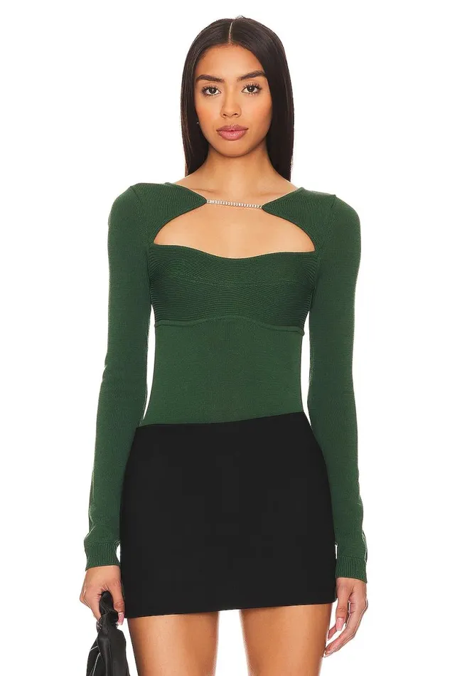 Arella Sweater Army Green Women Lovers and Friends Sweaters and Knits