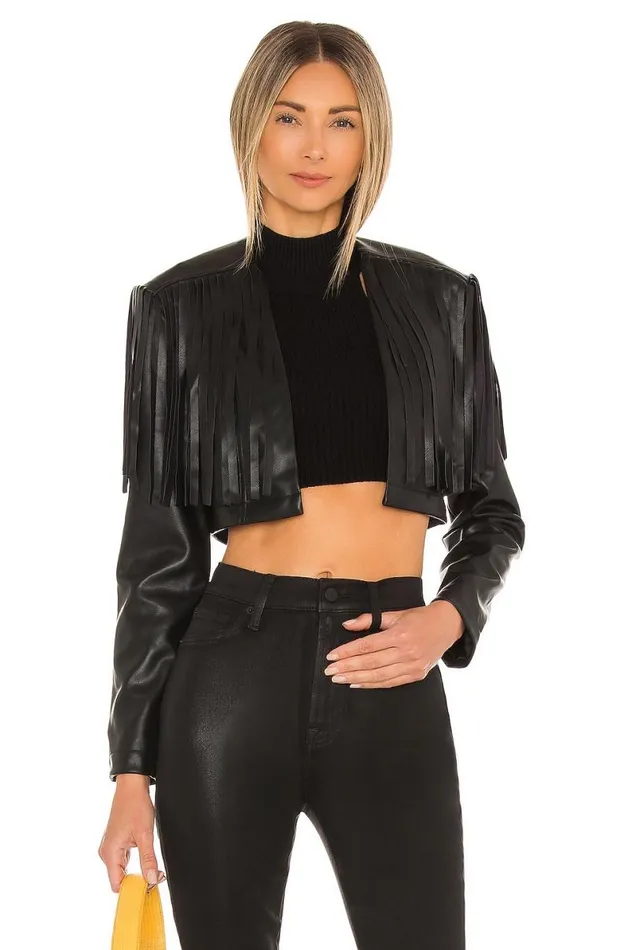 Arizona Jacket Black Women Lovers and Friends Jackets and Coats
