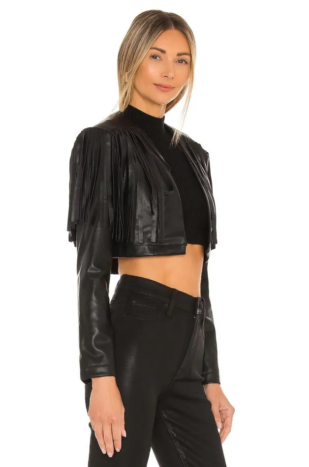 Arizona Jacket Black Women Lovers and Friends Jackets and Coats
