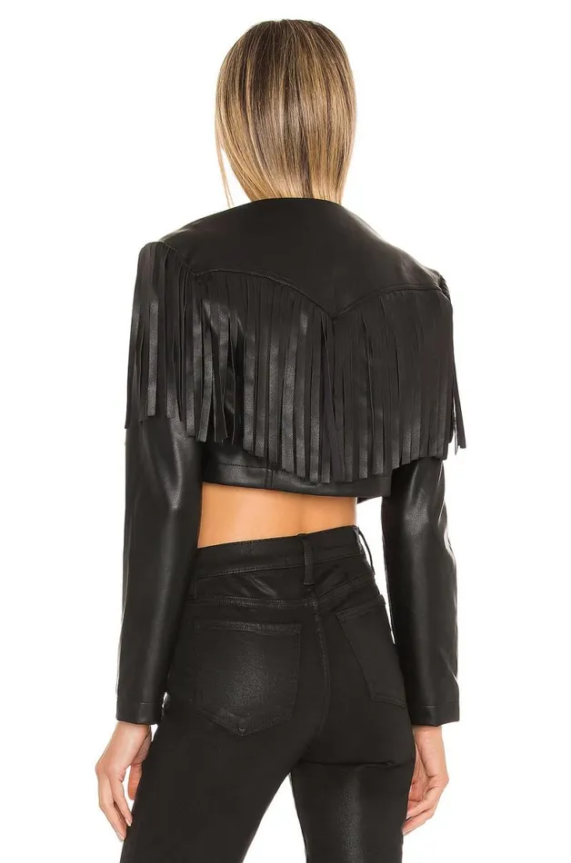 Arizona Jacket Black Women Lovers and Friends Jackets and Coats