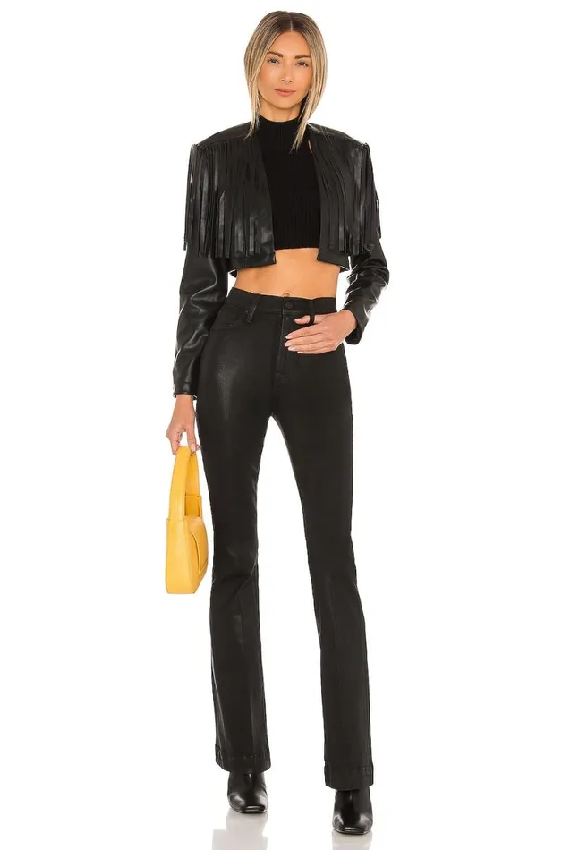 Arizona Jacket Black Women Lovers and Friends Jackets and Coats