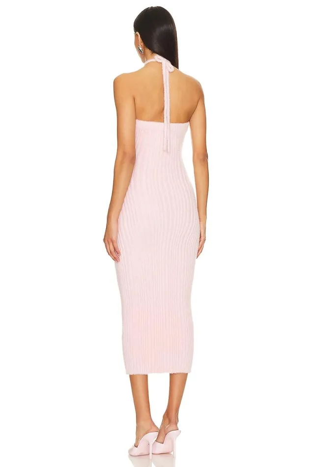 Astrid Halter Dress Light Pink Women Lovers and Friends Dresses