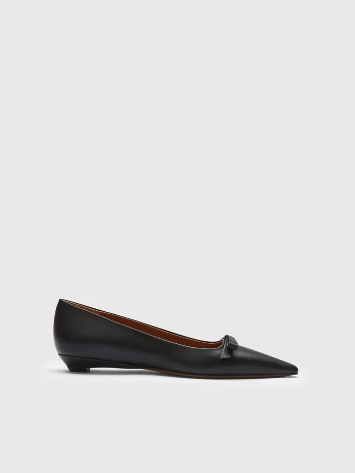 ATP Atelier Flats Limana Black Nappa Ballet Flats Black 8211 Women