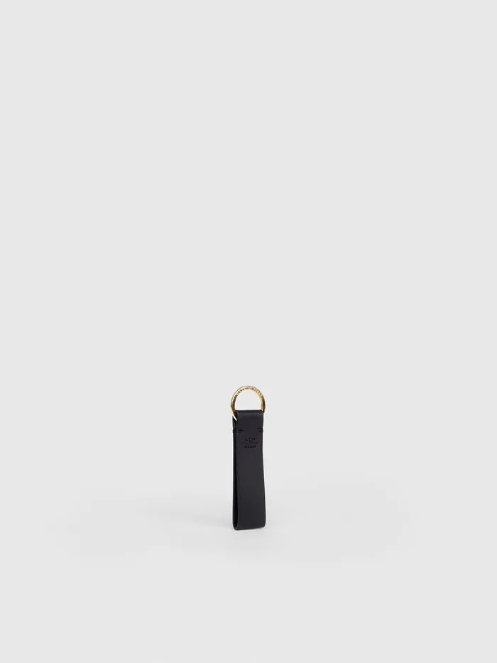 ATP Atelier Small Leather Goods Agore Black Leather Keyring Black 8211 Women