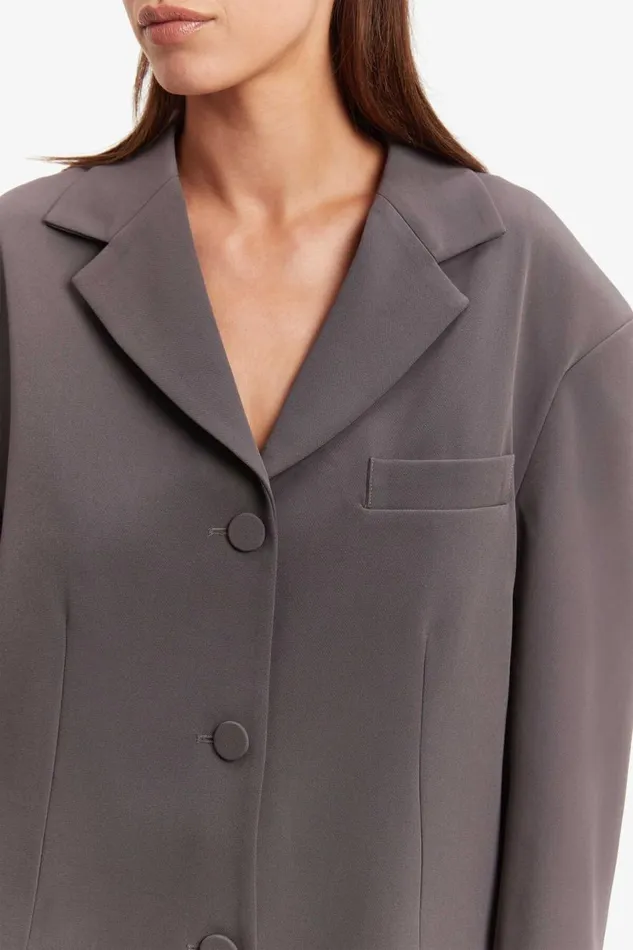 Bardot Blazers Akia Oversized Blazer In Charcoal 8211 Women Bardot Blazers Akia Oversized Blazer In Charcoal 8211 Women