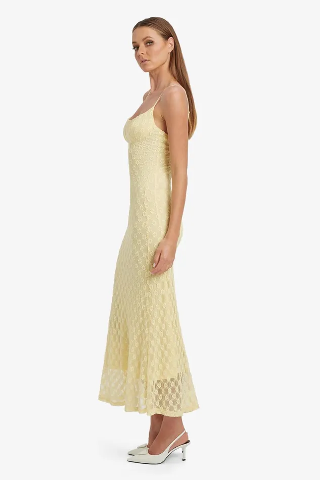 Bardot Day To Night Dresses Adoni Mesh Midi Dress In Canary Yellow 8211 Women Bardot Day To Night Dresses Adoni Mesh Midi Dress In Canary Yellow 8211 Women