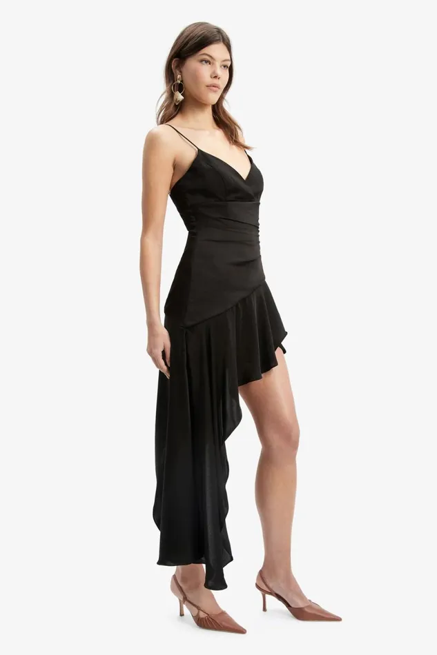 Bardot Day To Night Dresses Idres High Low Dress In Black 8211 Women Bardot Day To Night Dresses Idres High Low Dress In Black 8211 Women
