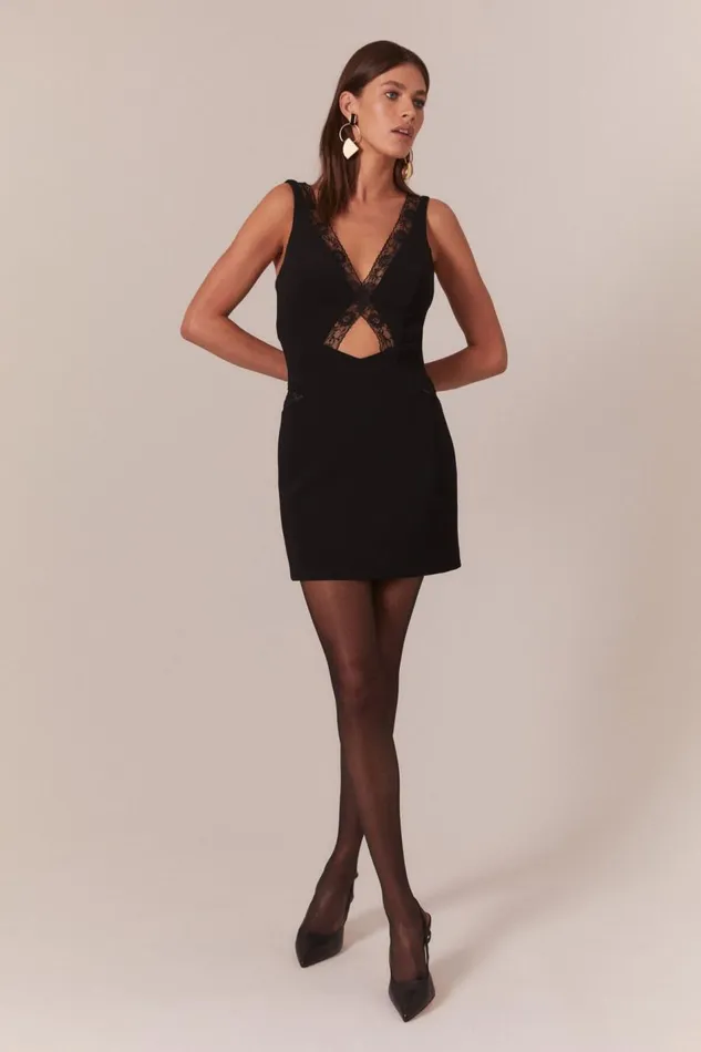 Bardot Day To Night Dresses Marzanna Lace Mini Dress In Black 8211 Women