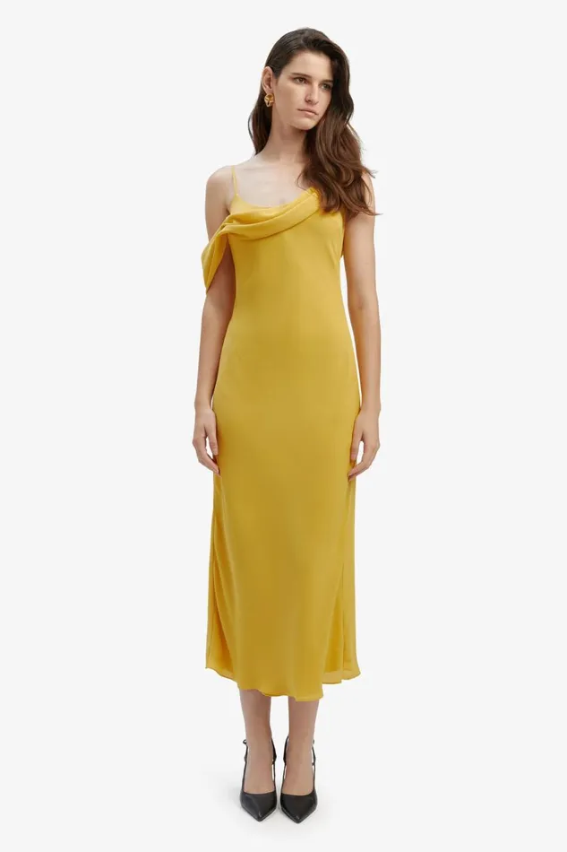 Bardot Day To Night Dresses Mayari Asymmetric Dress In Marigold 8211 Women Bardot Day To Night Dresses Mayari Asymmetric Dress In Marigold 8211 Women
