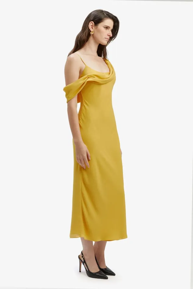 Bardot Day To Night Dresses Mayari Asymmetric Dress In Marigold 8211 Women Bardot Day To Night Dresses Mayari Asymmetric Dress In Marigold 8211 Women