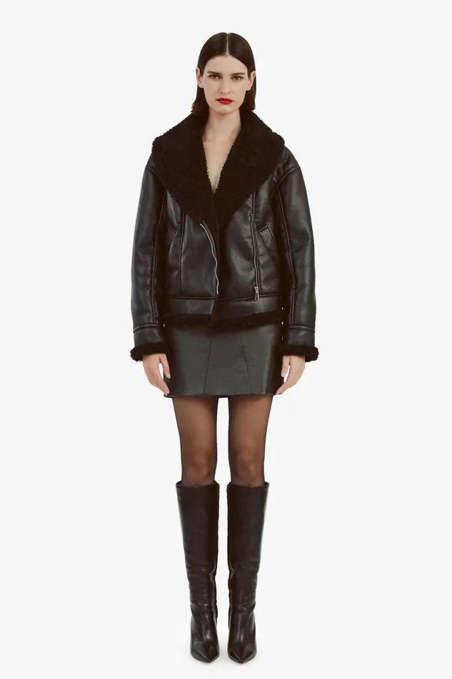 Bardot Jackets Dasha Vegan Leather Jacket In Black 8211 Women Bardot Jackets Dasha Vegan Leather Jacket In Black 8211 Women