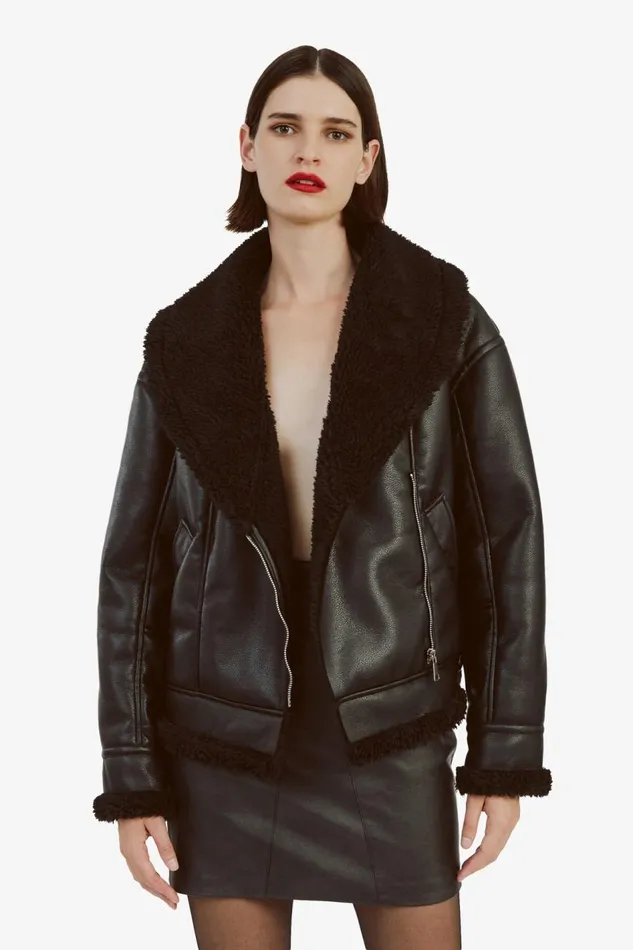 Bardot Jackets Dasha Vegan Leather Jacket In Black 8211 Women Bardot Jackets Dasha Vegan Leather Jacket In Black 8211 Women