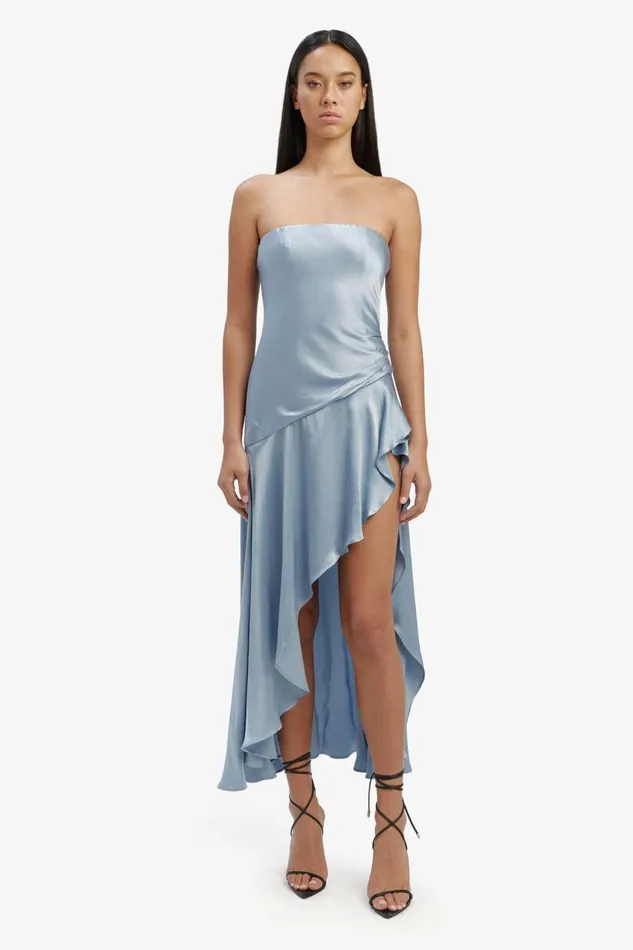 Bardot Occasion Dresses Lorenza Midi Dress In Dusty Blue 8211 Women Bardot Occasion Dresses Lorenza Midi Dress In Dusty Blue 8211 Women