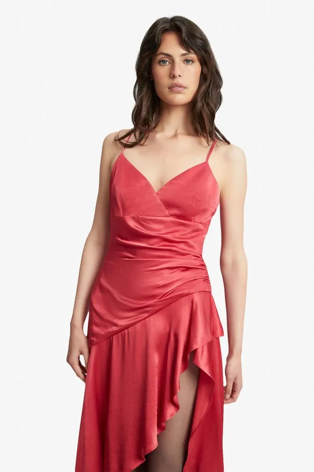 Bardot Occasion Dresses Sorella Midi Dress In Wine 8211 Women Bardot Occasion Dresses Sorella Midi Dress In Wine 8211 Women