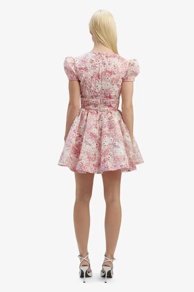Bardot Party Dresses Tamarin Broderie Mini Dress In Pink Floral 8211 Women Bardot Party Dresses Tamarin Broderie Mini Dress In Pink Floral 8211 Women