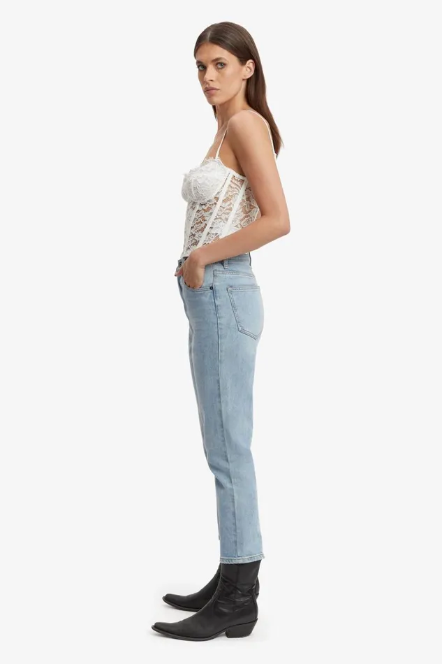 Bardot Party Tops Holland Lace Bustier In Orchid Wht 8211 Women Bardot Party Tops Holland Lace Bustier In Orchid Wht 8211 Women
