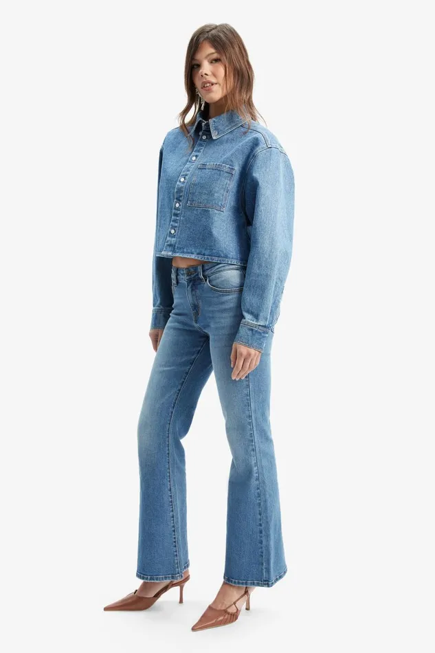 Bardot Shirts and Blouses Cairo Denim Shirt In Vintage Blue 8211 Women Bardot Shirts and Blouses Cairo Denim Shirt In Vintage Blue 8211 Women