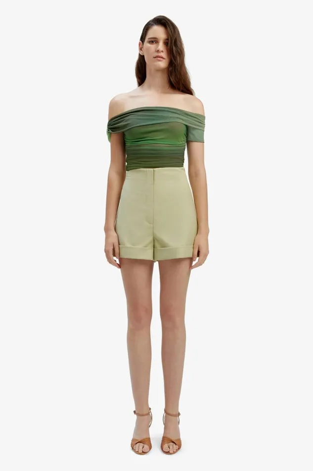Bardot Shorts Anna High Waist Short In Pale Khaki 8211 Women Bardot Shorts Anna High Waist Short In Pale Khaki 8211 Women