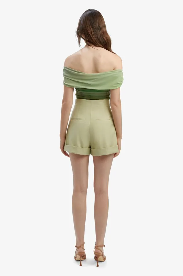 Bardot Shorts Anna High Waist Short In Pale Khaki 8211 Women Bardot Shorts Anna High Waist Short In Pale Khaki 8211 Women