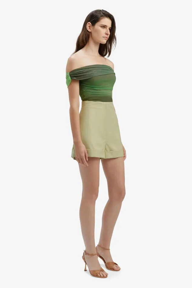 Bardot Shorts Anna High Waist Short In Pale Khaki 8211 Women Bardot Shorts Anna High Waist Short In Pale Khaki 8211 Women