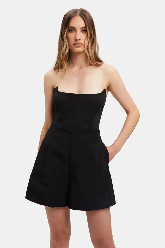 Bardot Shorts Thea High Waisted Short In Black 8211 Women