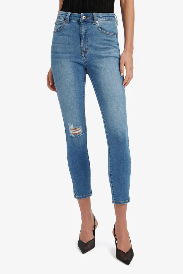 Bardot Skinny Jean Khloe Hi Crop Jeans In Dark Denim 8211 Women Bardot Skinny Jean Khloe Hi Crop Jeans In Dark Denim 8211 Women