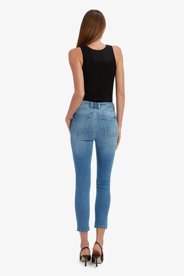 Bardot Skinny Jean Khloe Hi Crop Jeans In Dark Denim 8211 Women Bardot Skinny Jean Khloe Hi Crop Jeans In Dark Denim 8211 Women
